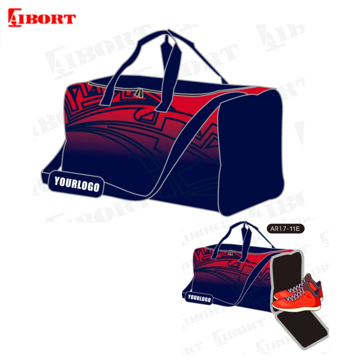 Custom Sublimated Large Capacity Men Sports Gym Luggage Travel Storage Duffel Bag for Team