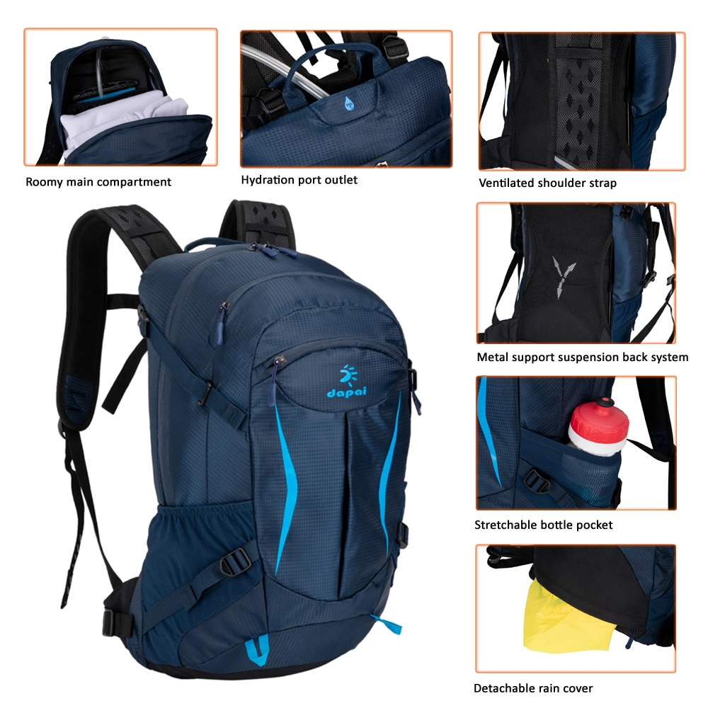 Dapai Light Weight Custom 35L Waterproof Outdoor Travel Bag Camping Hiking Mountain Backpack