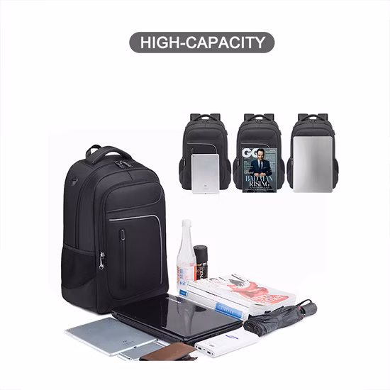 Mochila de negocios de viaje al aire libre impermeable ligera de la escuela del ordenador portátil informal